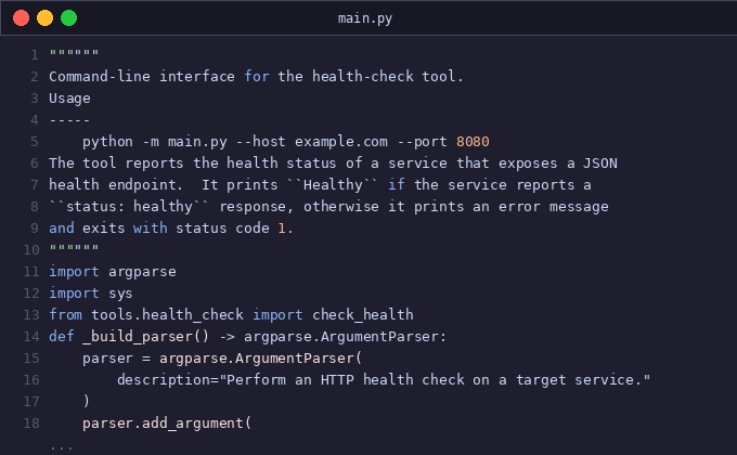 Fix health check success on empty